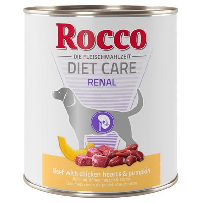 Rocco Diet Care Renal Rind mit Hühnerherzen & Kürbis 800 g