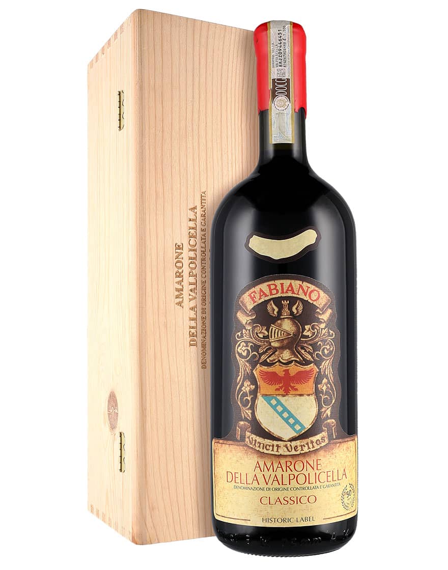 Amarone della Valpolicella Classico DOCG Etichetta Storica 2018 Fabiano Magnum 1,5 ℓ, Caisse bois