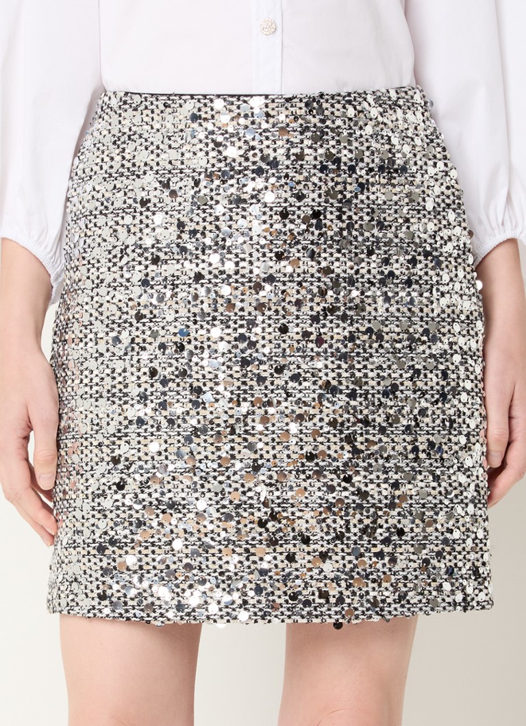 Fustă mini cu paiete din bucle de la Co'Couture.