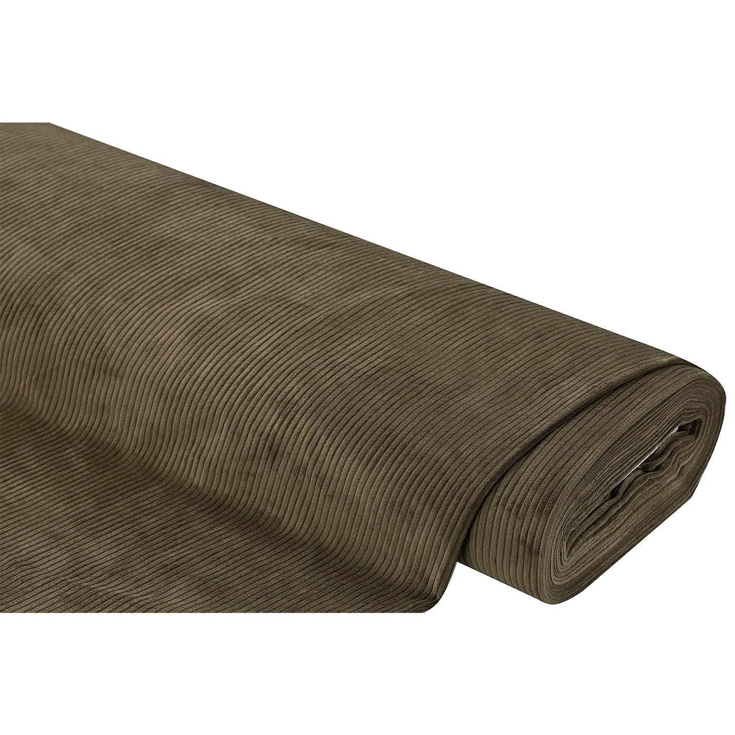 Nicki-Jersey in Cord-Optik, khaki