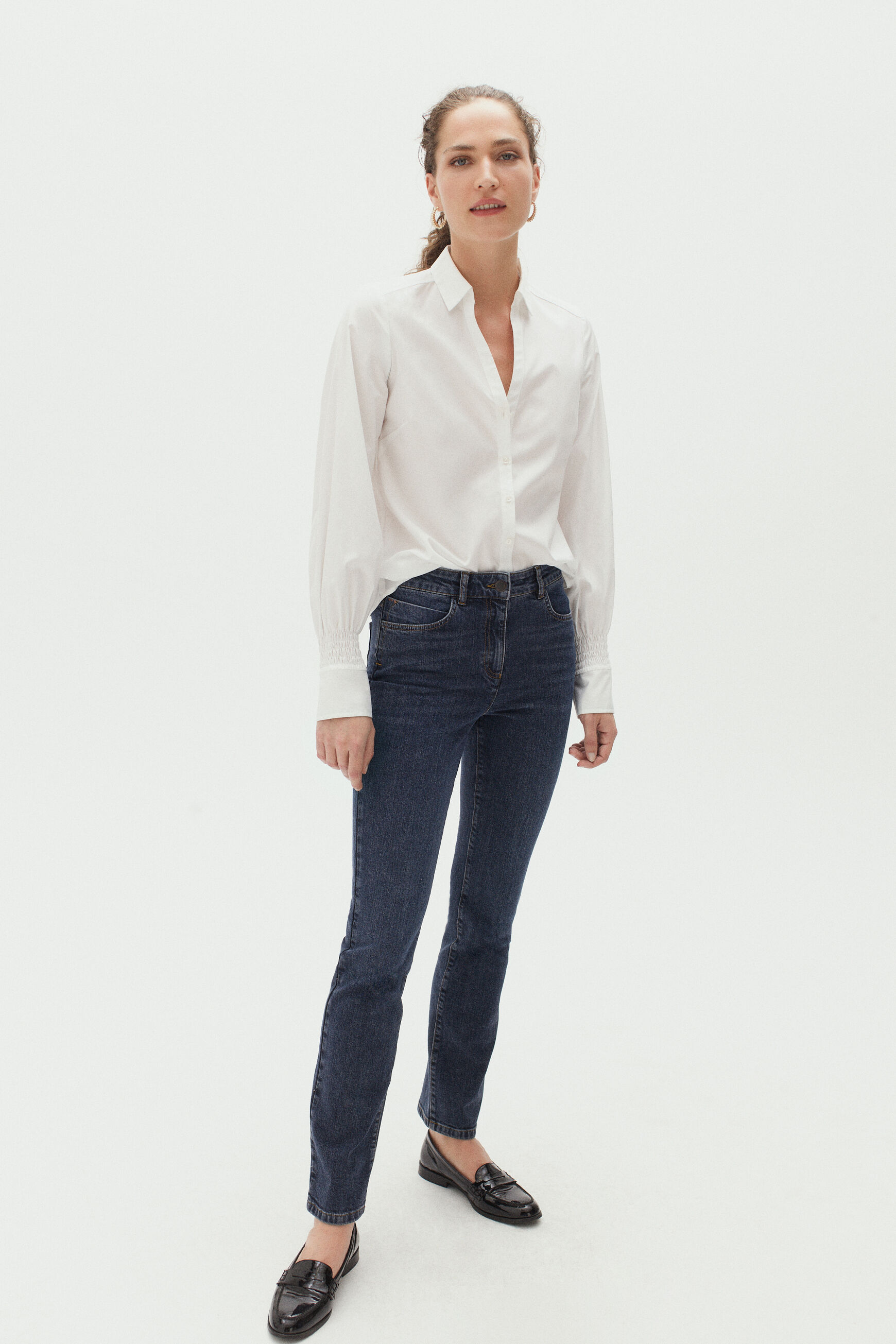 pantalon bobby denim stone femme