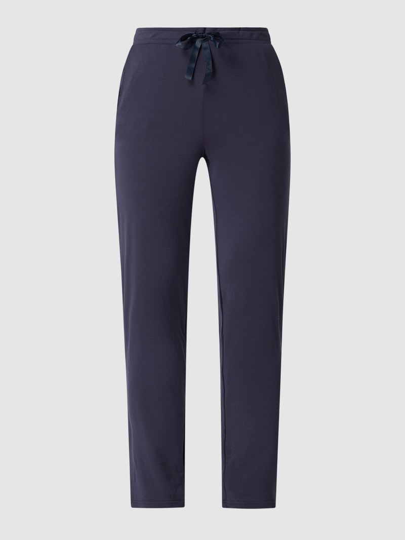 Longsleeve mit Stretch-Anteil in marineblau