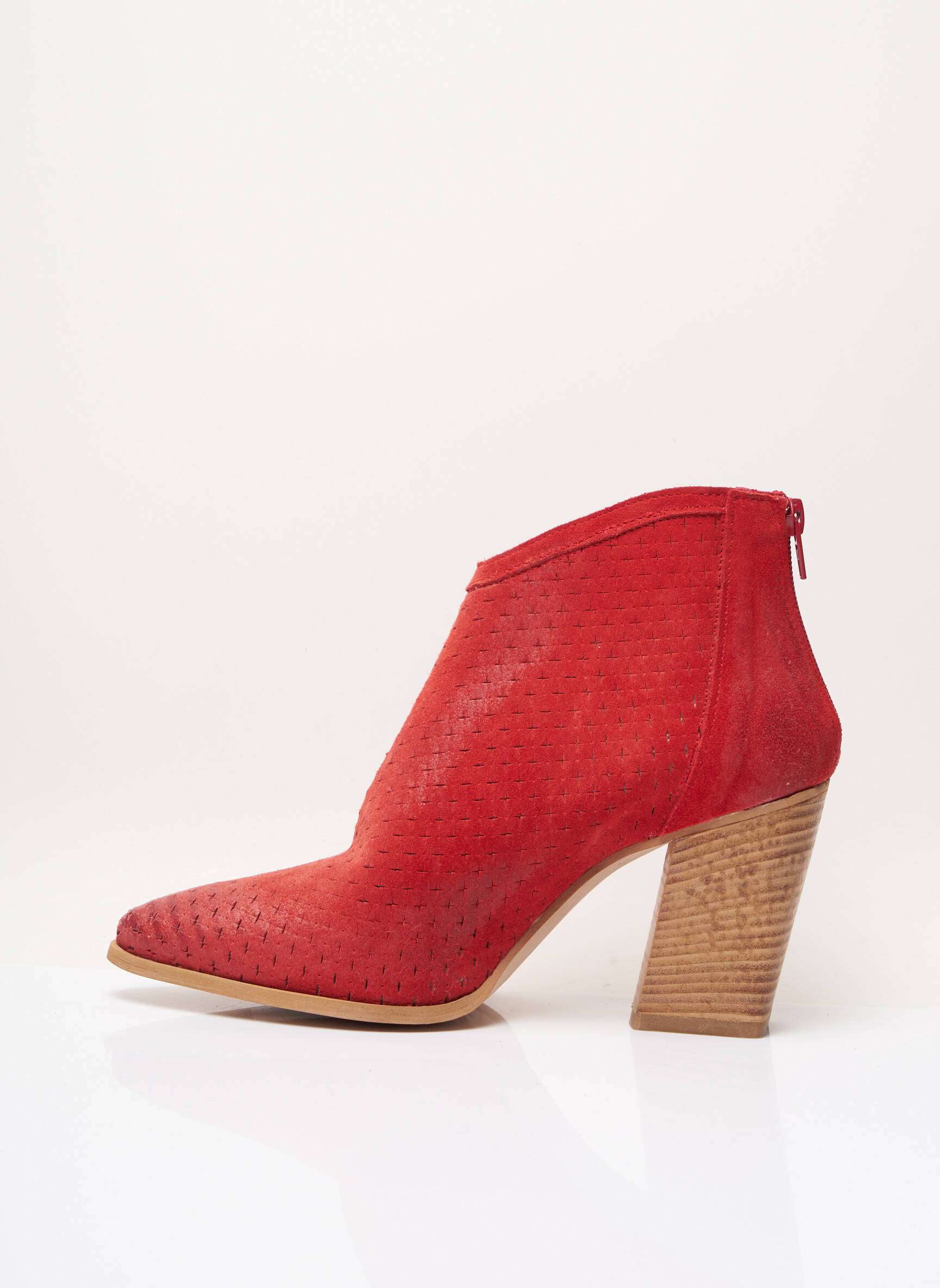 Spaziozero8 Bottines Femme couleur rouge