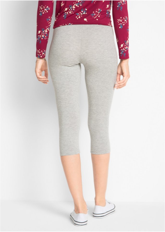 Stretch-Capri-Leggings (2er Pack)