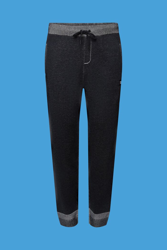 High-Rise-Pants im Jogger-Style mit Logo-Print