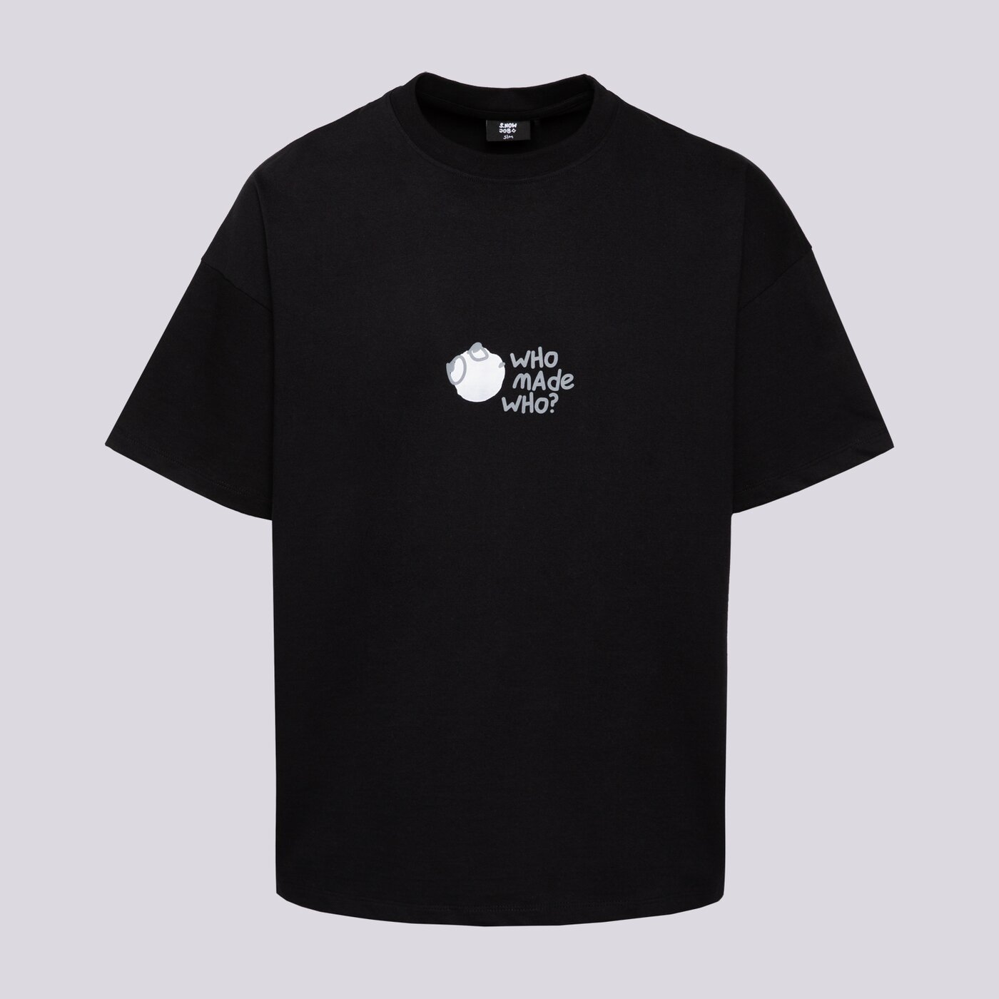 S.NOW JOB SIZEER T SHIRT “WHO MADE WHO”-BLACK Schwarz