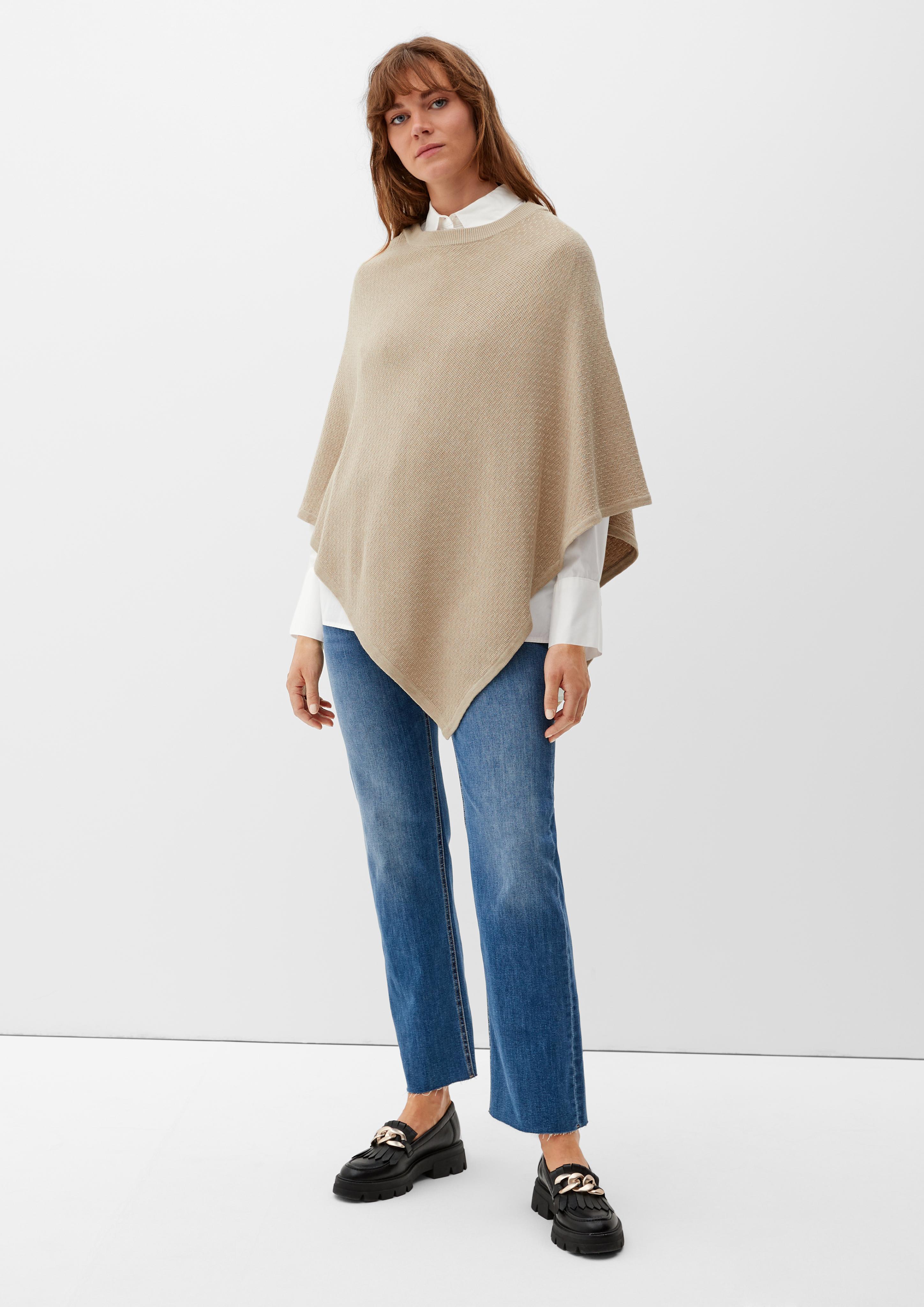 Poncho aus Baumwollmix  2119753-81W8