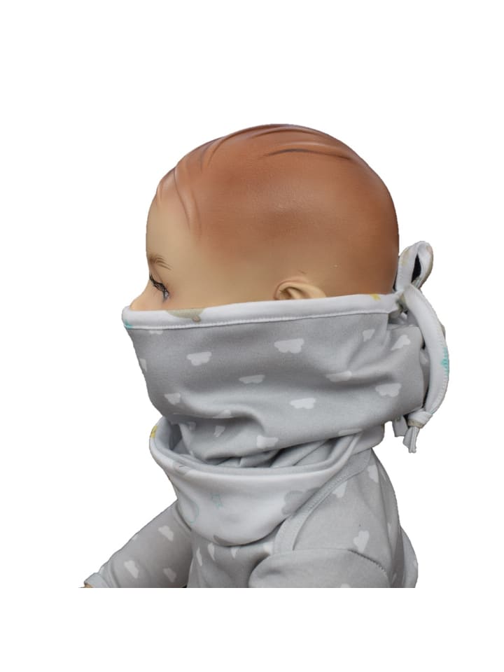 SlumberOrganix Bio Loop 3 in 1: Maske, Mütze, Schal in Grau günstig kaufen