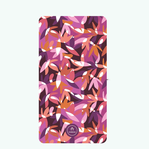 Montreuil - Pink rectangular microfiber towel