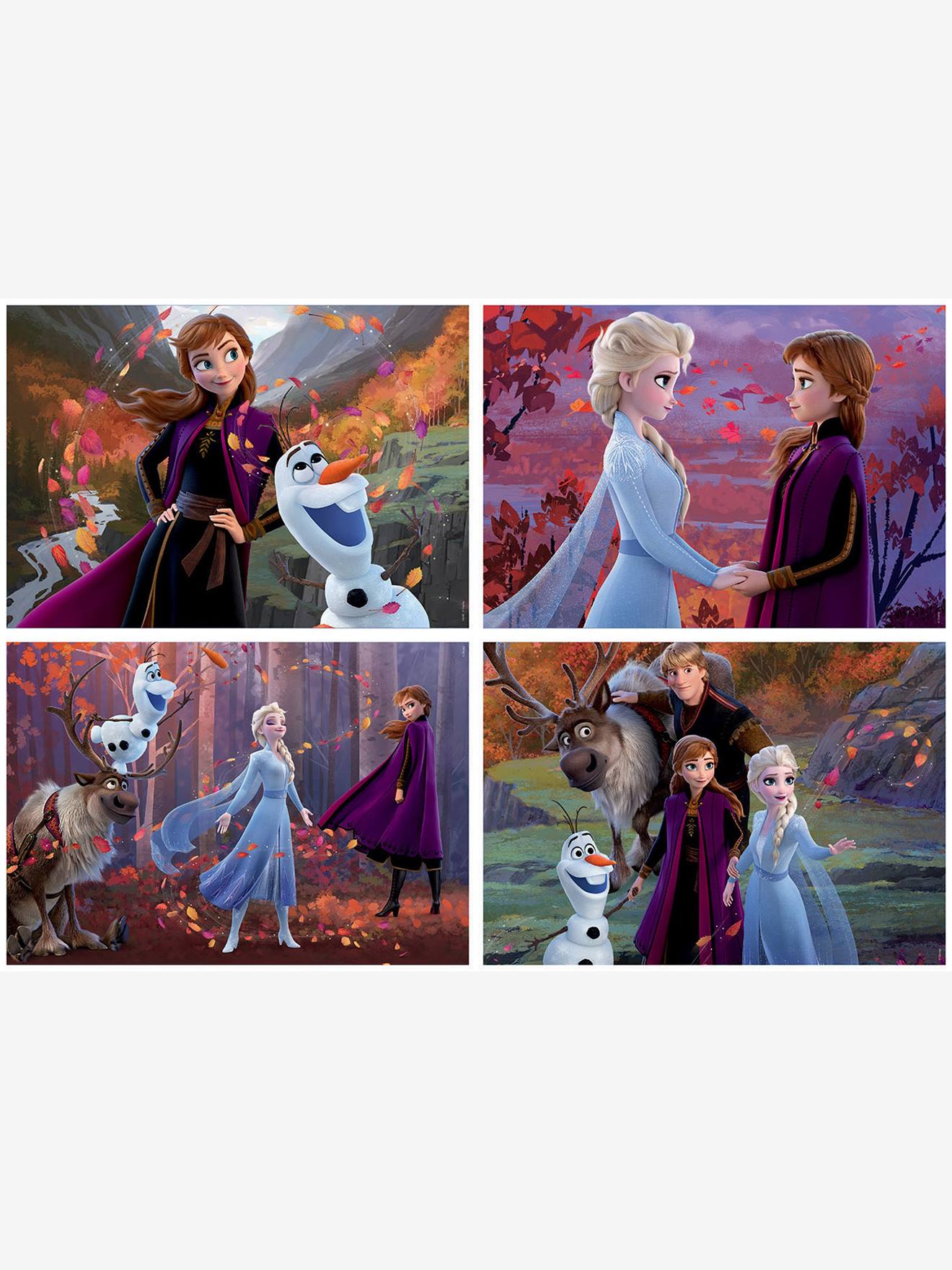 Educa 4er-Set Puzzles, 50-150 Teile Disney DIE EISKÖNIGIN EDUCA - mehrfarbig