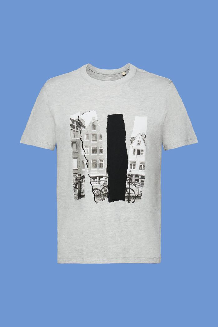 Bedrucktes T-Shirt aus Slub-Jersey