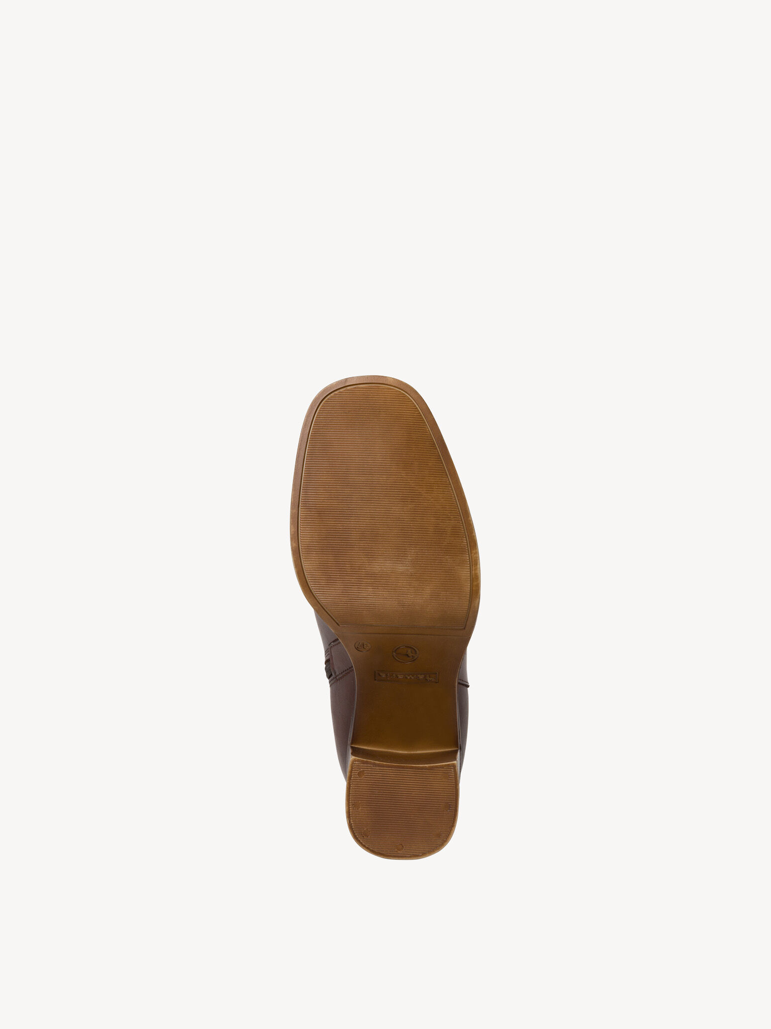 Bottine en cuir - marron