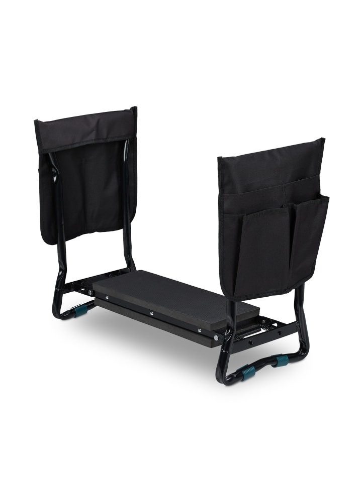 relaxdays Kniebank Garten in Schwarz - (B)60 x (H)50 x (T)27,5 cm günstig kaufen onesize