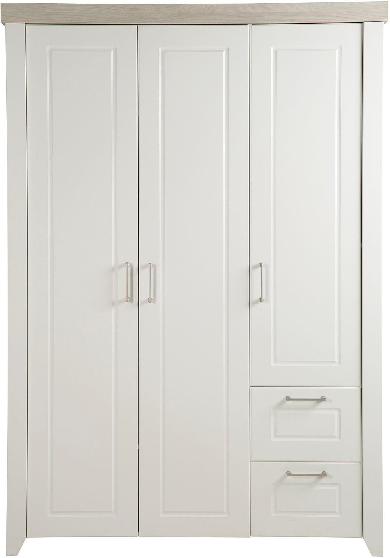 roba® Babyzimmer-Komplettset Felicia, (Set, 3-St., Kinderbett, Wickelkommode, Kleiderschrank), mit Kinderbett, Schrank und Wickelkommode