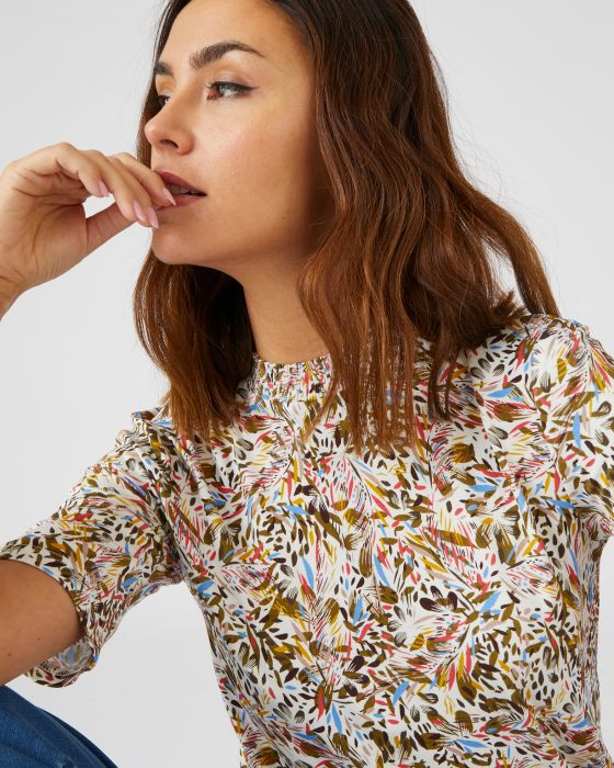 Tee-shirt fibres viscose stretch Lenzing(TM) EcoVero(TM)