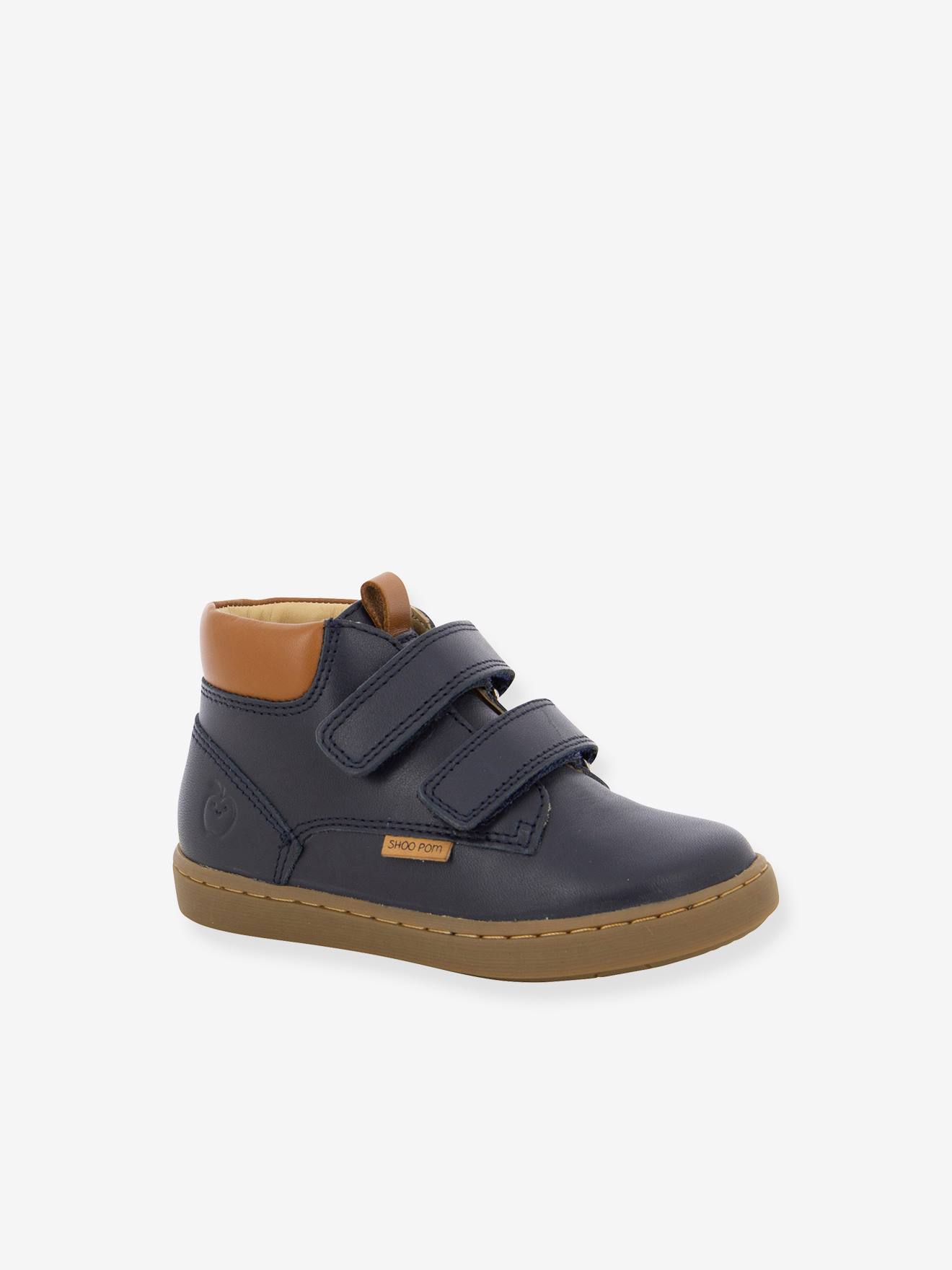 Shoo-Pom Kinder Klett-Boots PLAY DESERT SCRATCH SHOO POM - marine