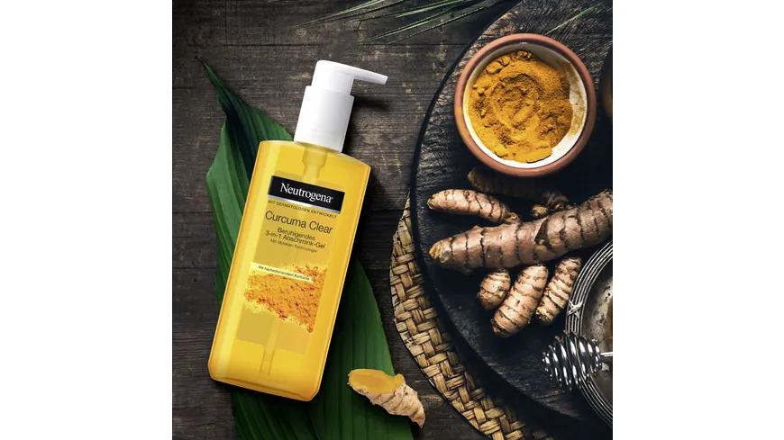 Neutrogena Curcuma Beruhigendes 3in1 Abschmink-Gel 200 ml