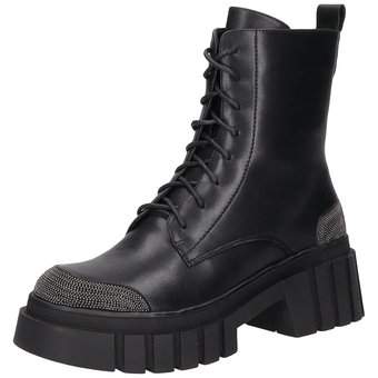 2Go Fashion Schnür Boots in schwarz