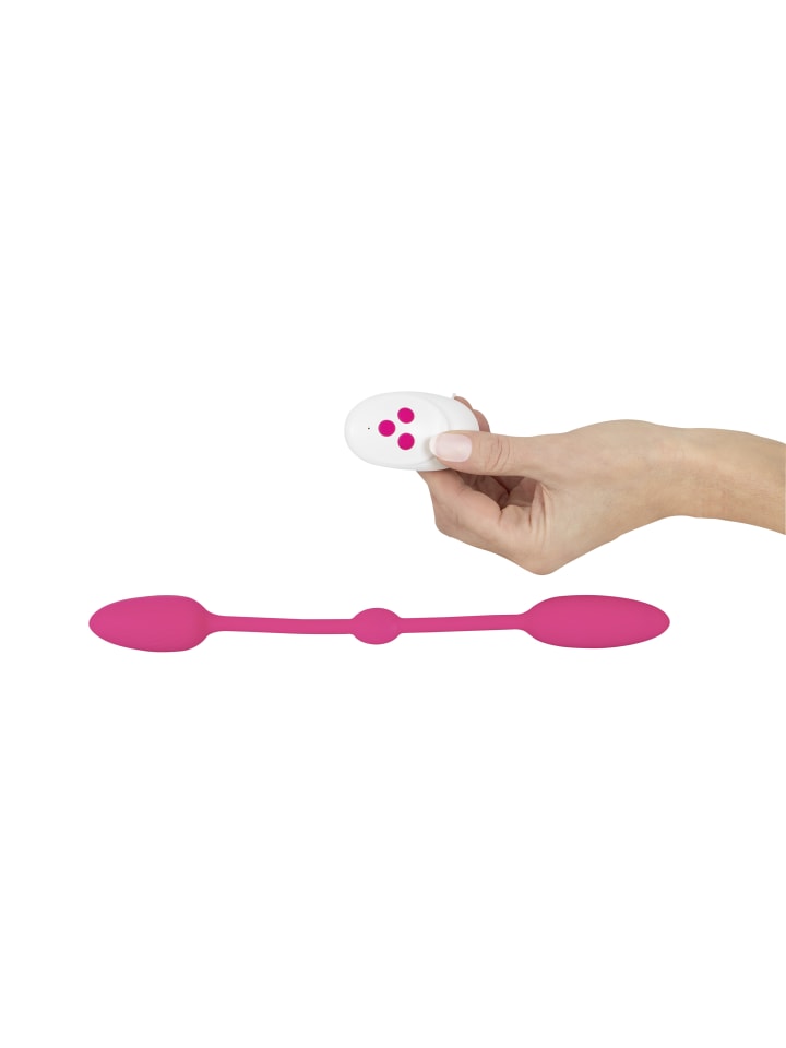 Sweet Smile Liebeskugeln RC Double Pleasure Love Balls in pink günstig kaufen 28 cm