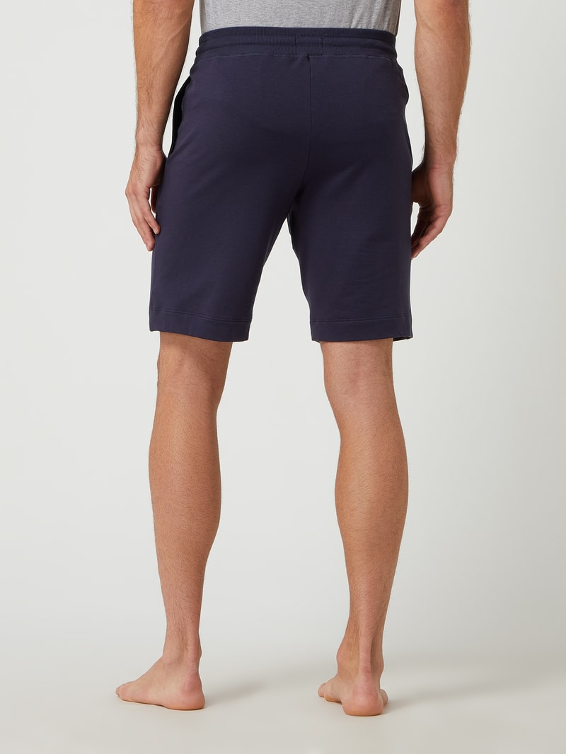 Sweatshorts mit Stretch-Anteil in marineblau