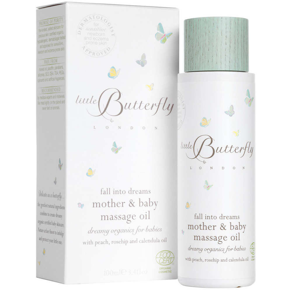 Little Butterfly London Fall into Dreams - Mother & Baby Massage Oil huile pour bébé