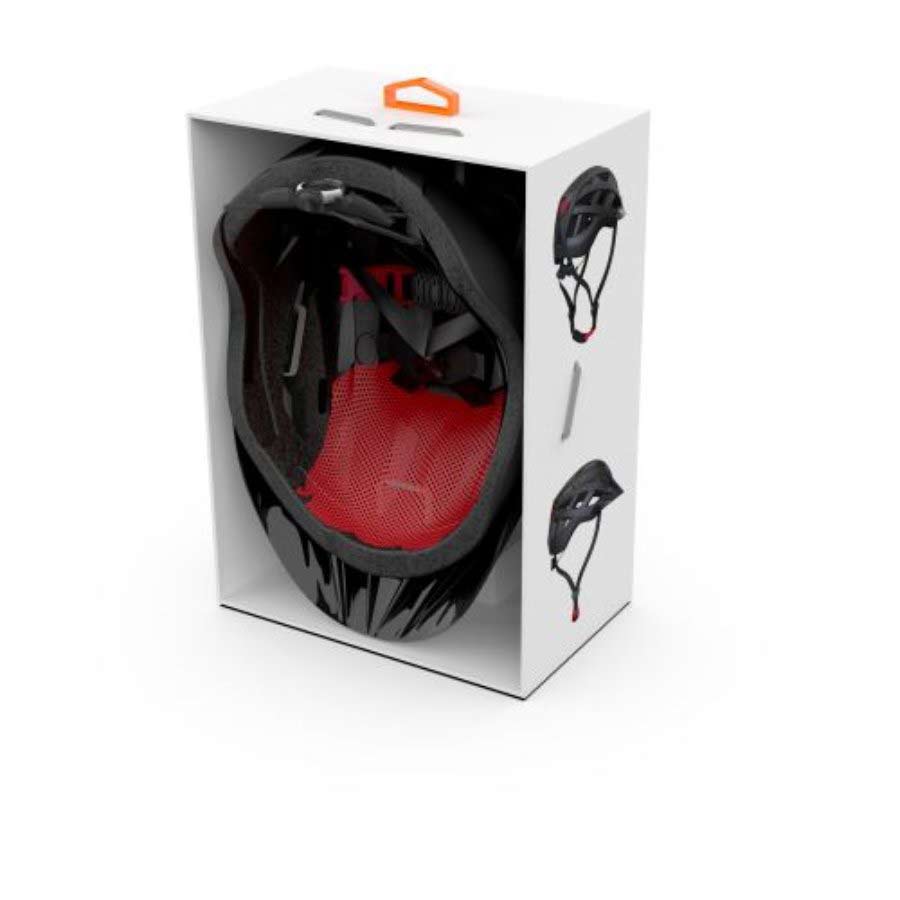 Fahrradhelm, Größe L, mit LED-Rücklicht, 1 Stück - ATU