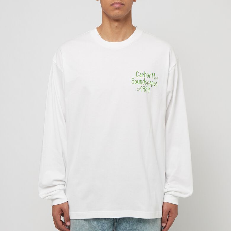 Carhartt WIP Longsleeve Soundface white