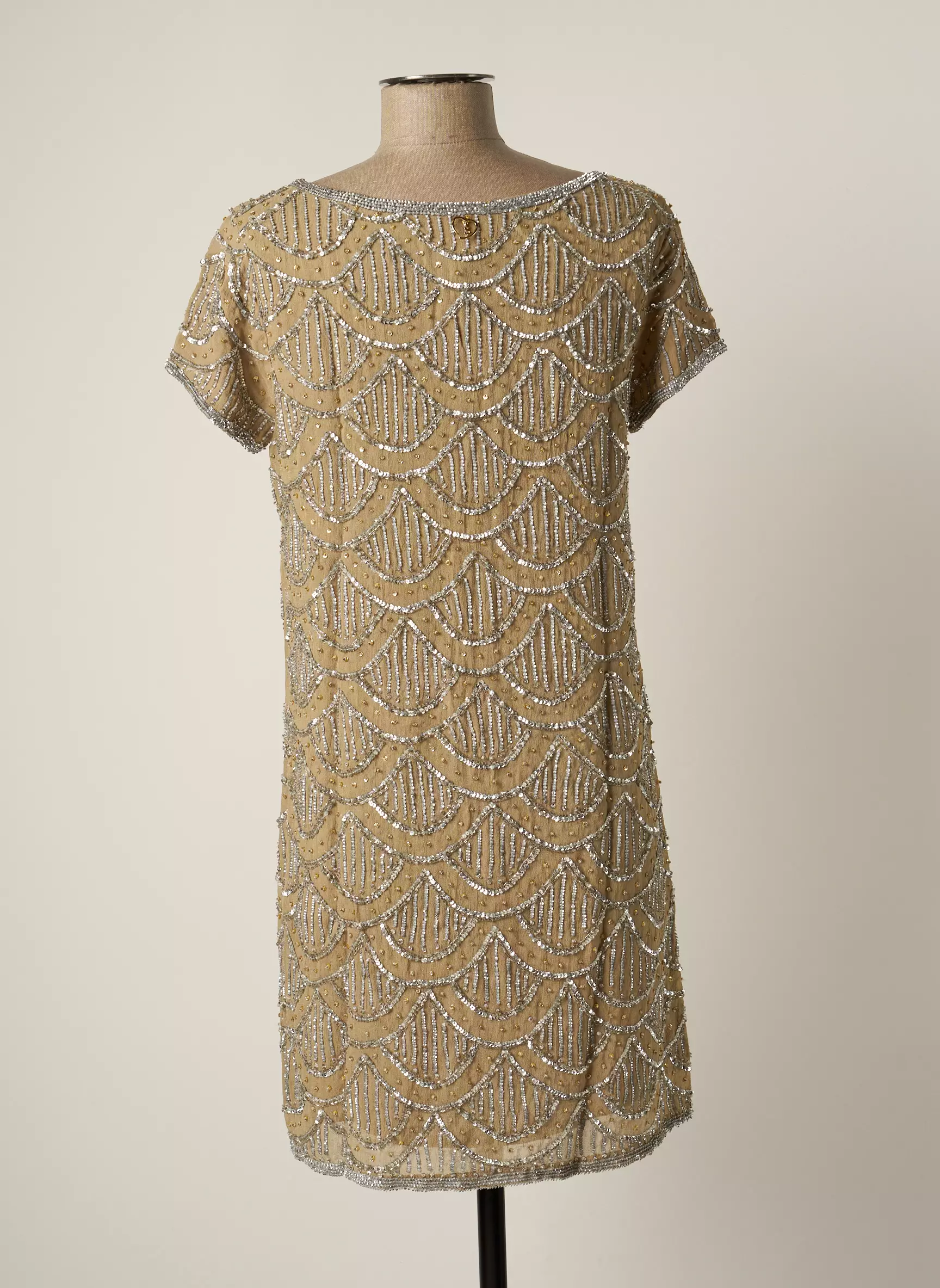 By Sophie Robes Courtes Femme couleur beige