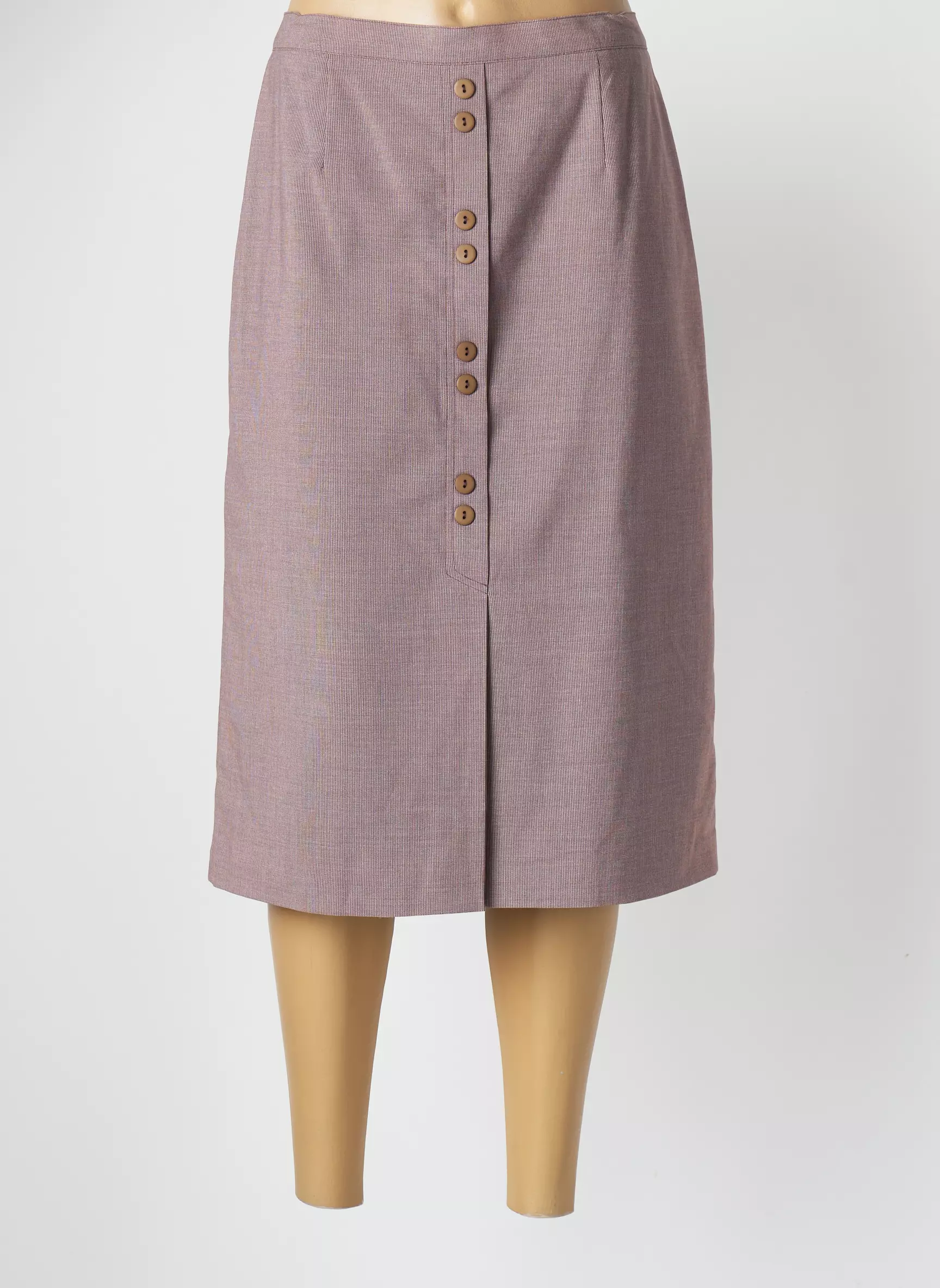 20 20 Jupes Mi Longues Femme couleur marron