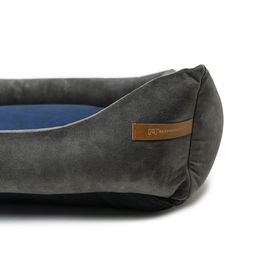 Rexproduct Hundebetten Rexproduct Otto Orthopädisches Hundebett Grau S-XL dunkelblau S