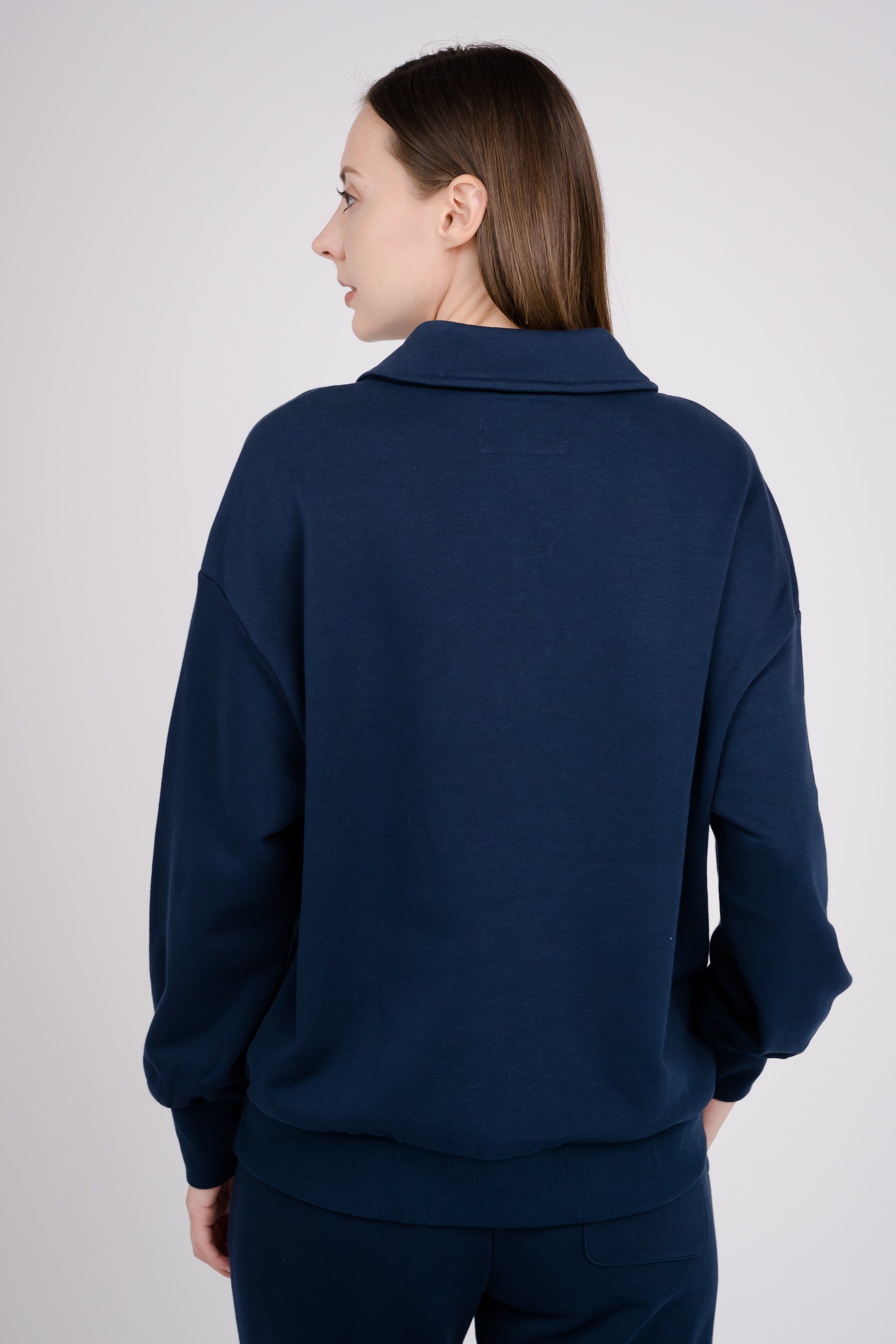 GIORDANO Sweatshirt mit hochwertigem Reißverschluss