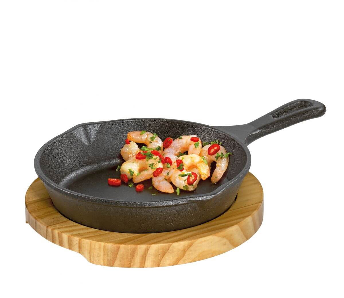 Küchenprofi Servierpfanne Schwarz Ø 18 cm