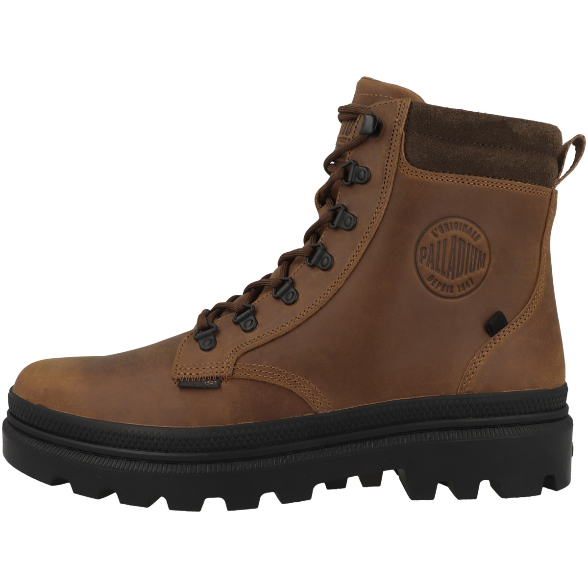 Palladium Pallatrooper Hiker Leather Schnürboots braun