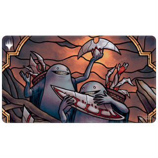 UP - March of the Machine: The Aftermath - White Stiched Playmat V3 for Magic: The Gathering