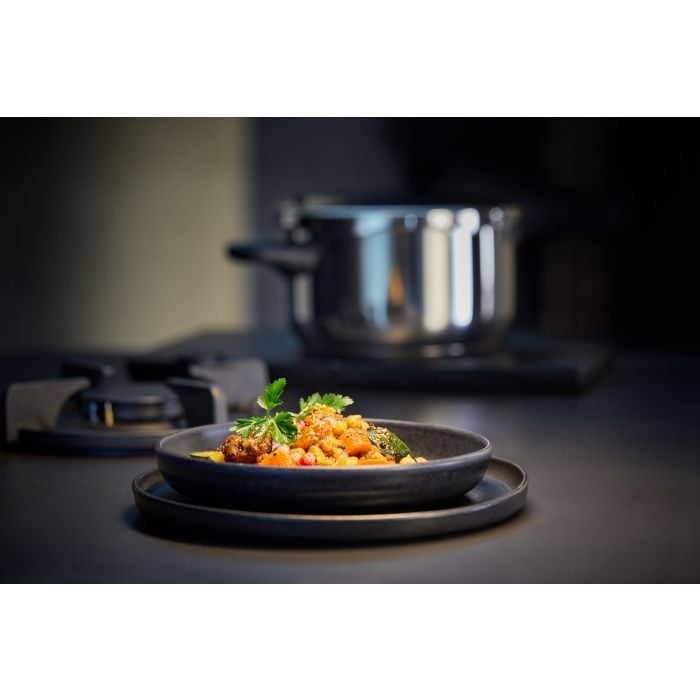 Perfect One Pot Schnellkochtopf-Set mit Dampfgareinsatz, 4,5 und 3,0 Liter, stapelbar
