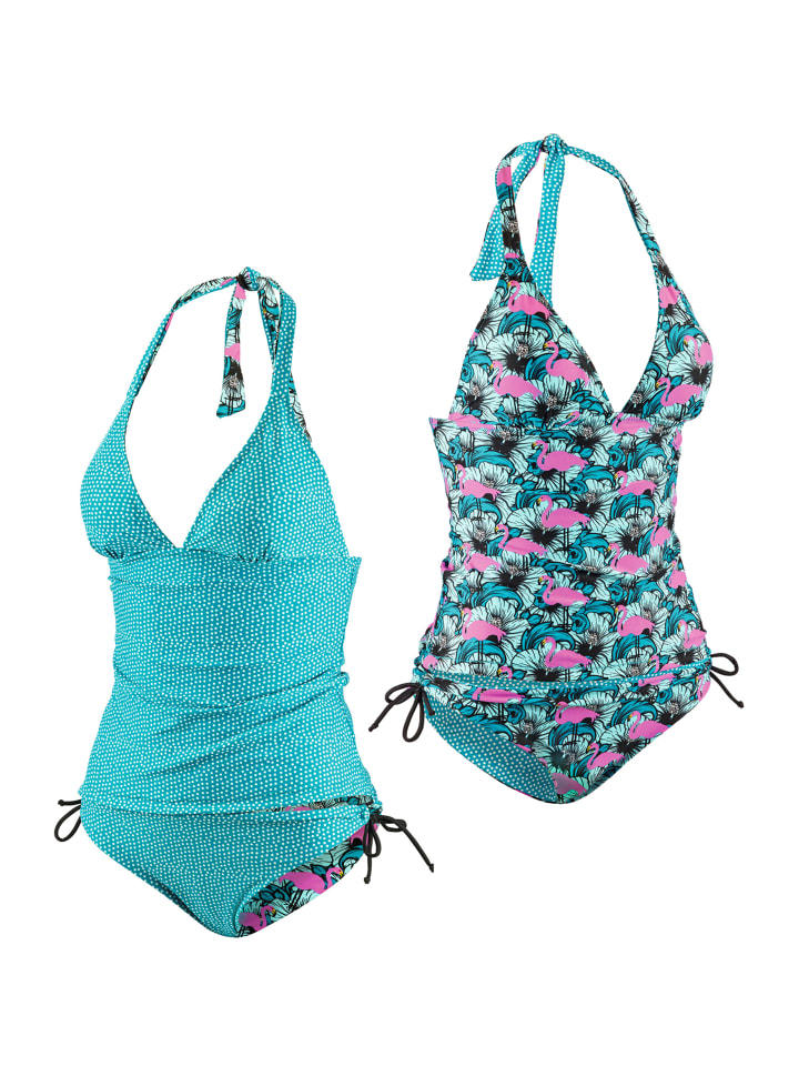 BECO the world of aquasports Tankini BECO Wende-Empire Line Tankini in türkis-pink günstig kaufen