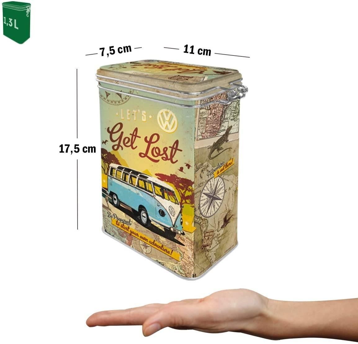 Nostalgic-Art Kaffeedose Aromadose - Volkswagen - VW Bulli - Let's Get Lost