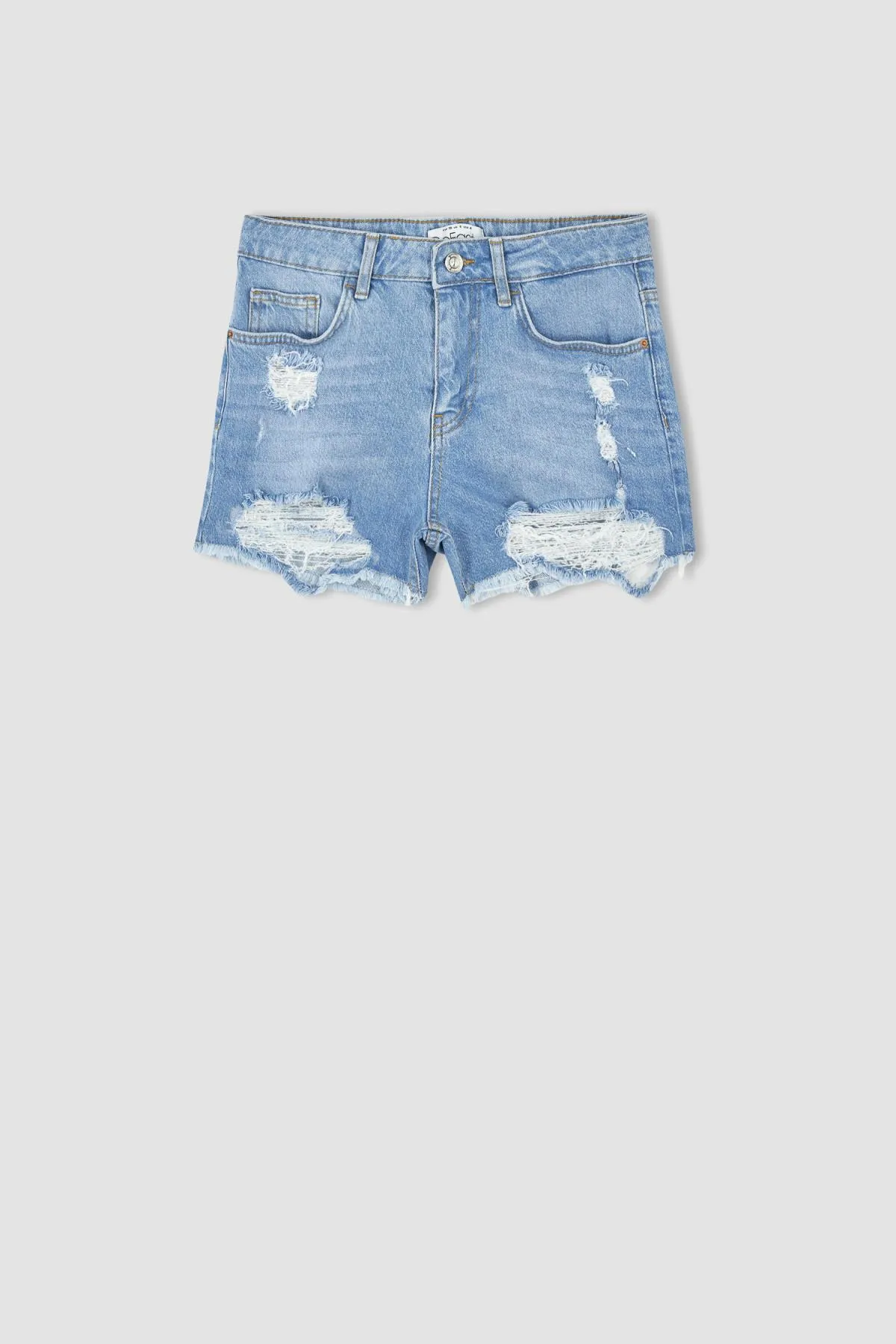 DeFacto  Zerrissene, detaillierte Jeansshorts X3507az22sm