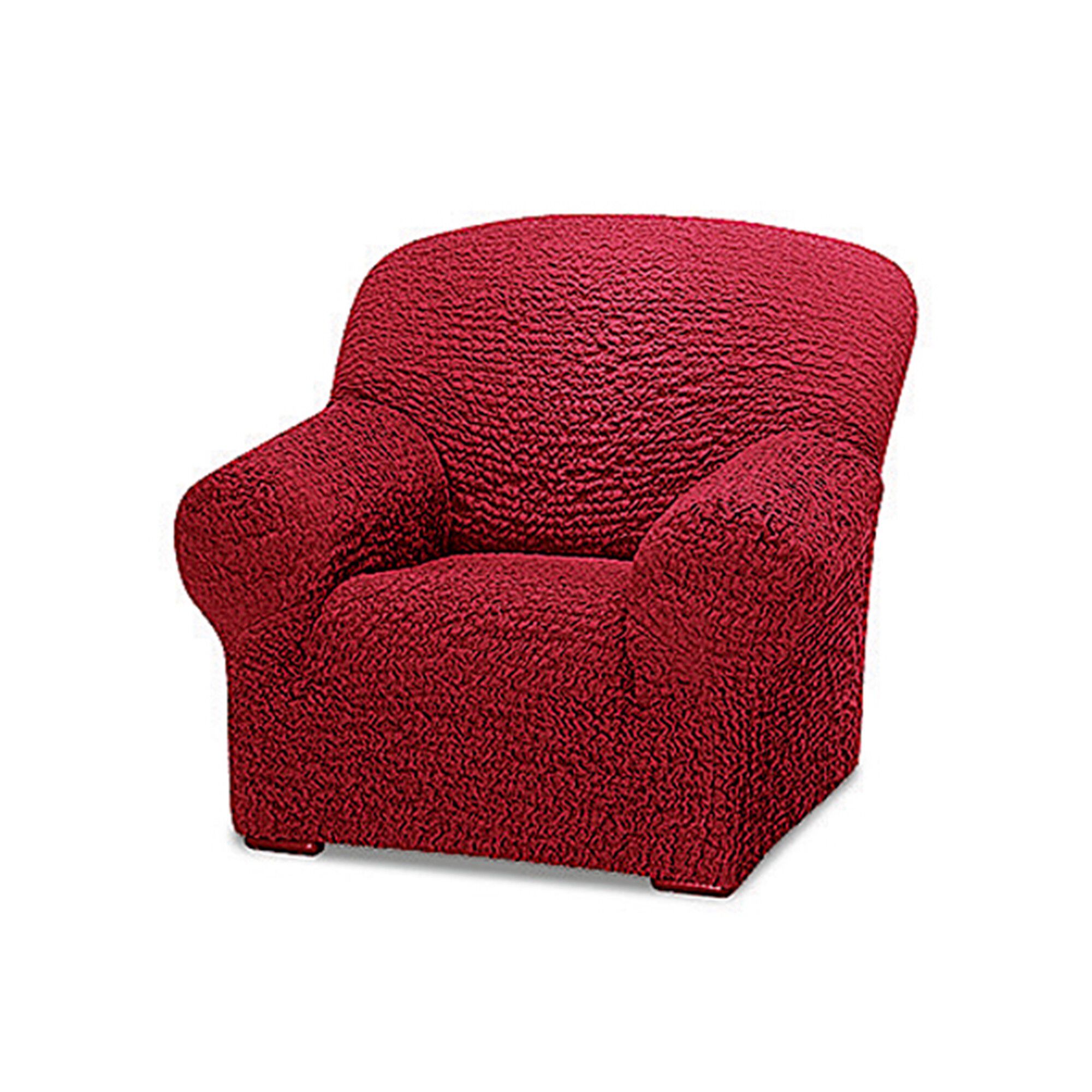 Housse gaufrée bi-extensible canapé fauteuil accoudoirs
