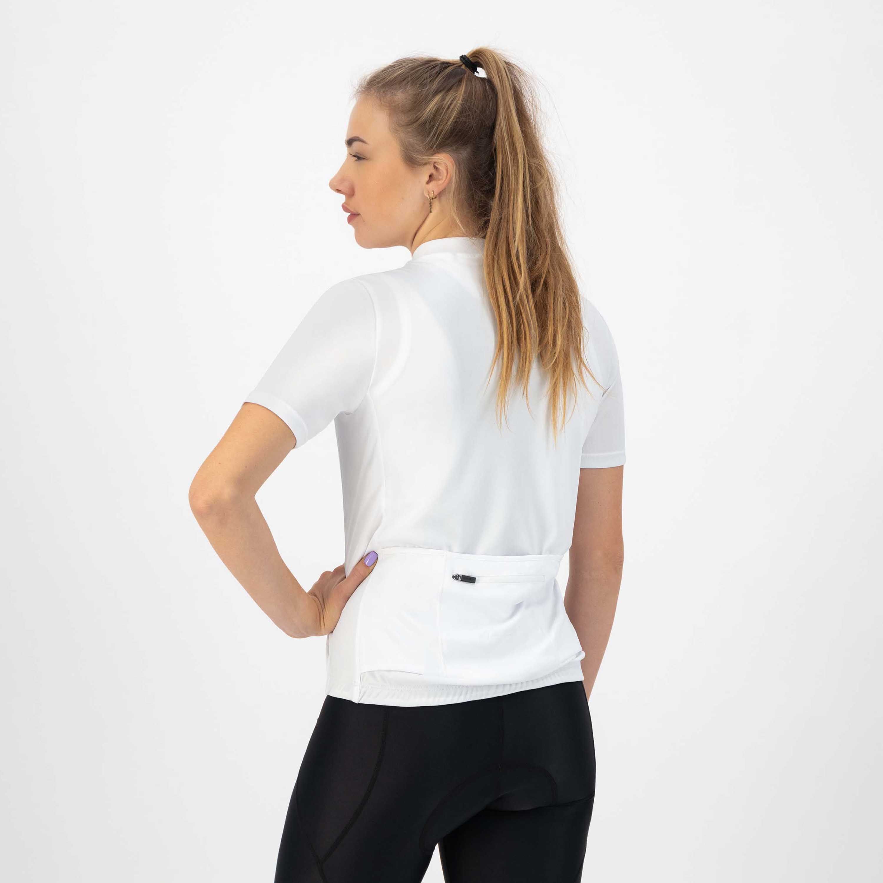 Rogelli Core White Damen Radtrikot