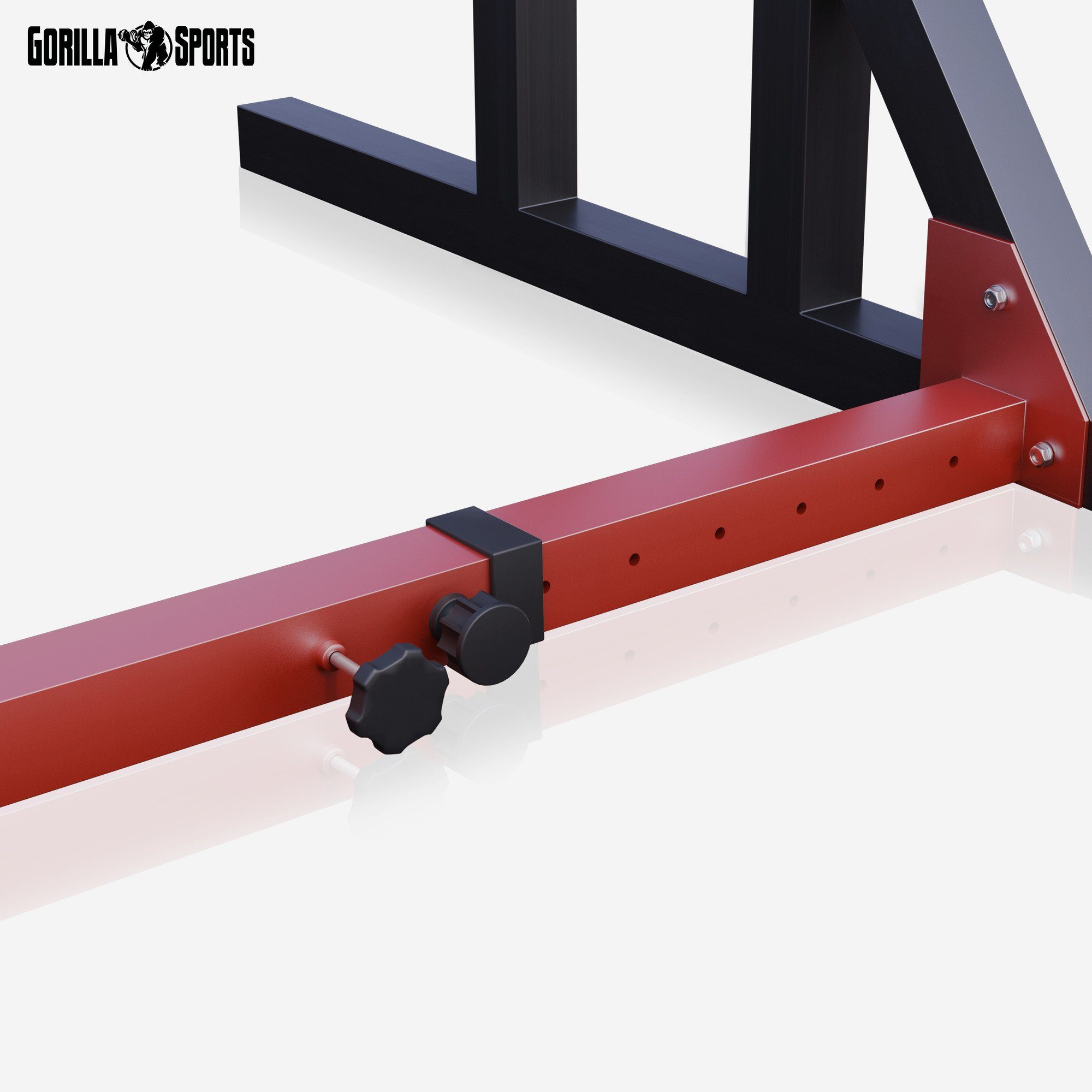 GORILLA SPORTS Squat Rack Dip-Station - Kniebeugenständer, Hantelständer, Langhantelständer, (1-tlg)