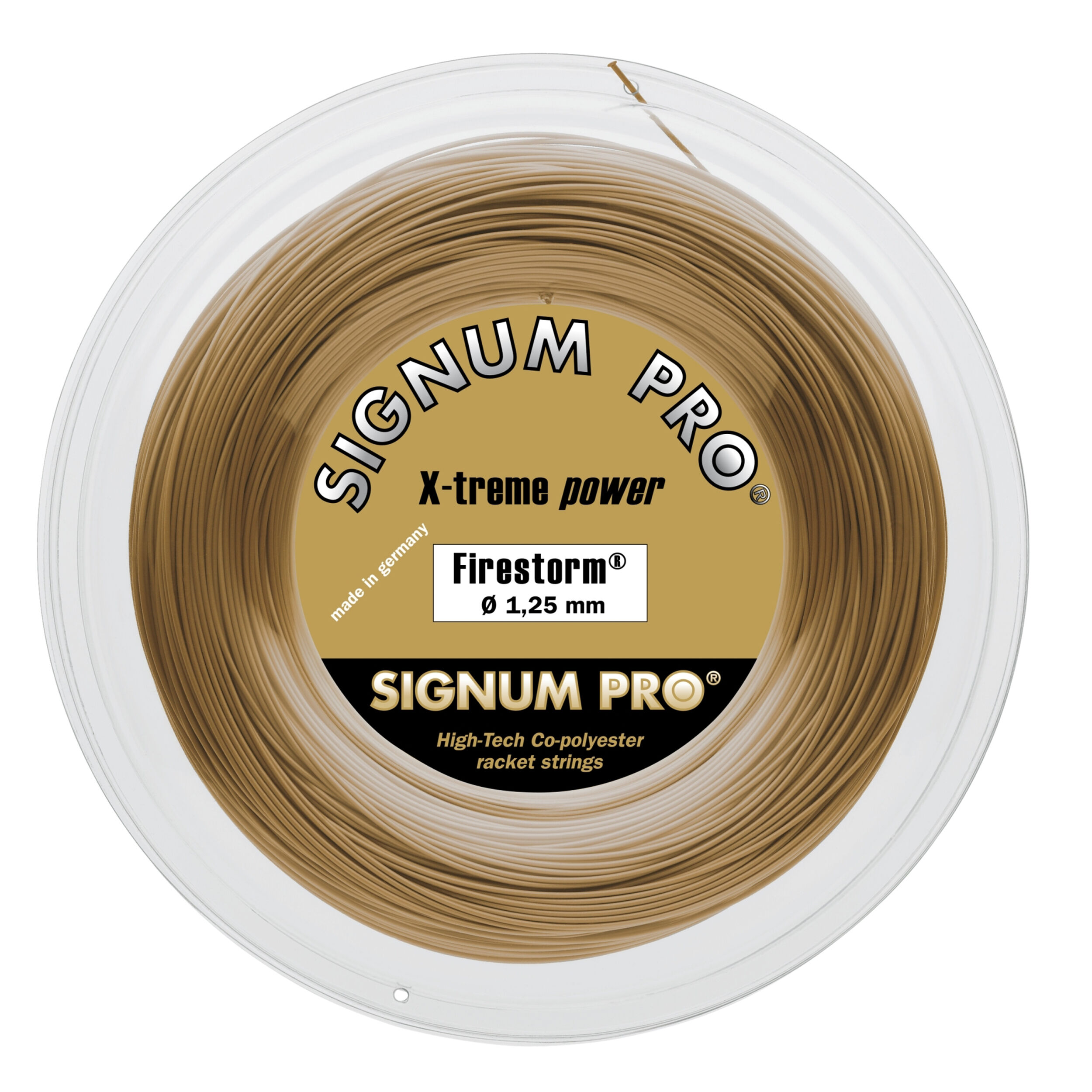 Firestorm Metallic Saitenrolle 200m - Gold