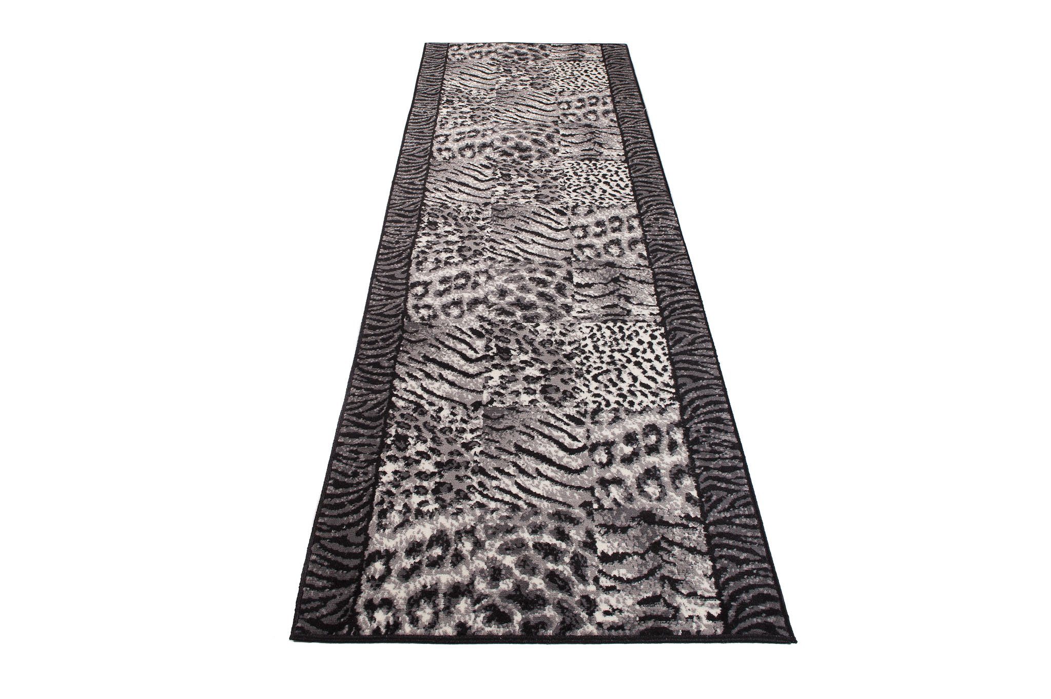Läufer Läufer Flurläufer Modern für Vorzimmer 70 cm Breit Grau II, Mazovia, 70 x 100 cm, Kurzflor, Meterware, Höhe 8 mm, Kurzflor - niedrige Florhöhe