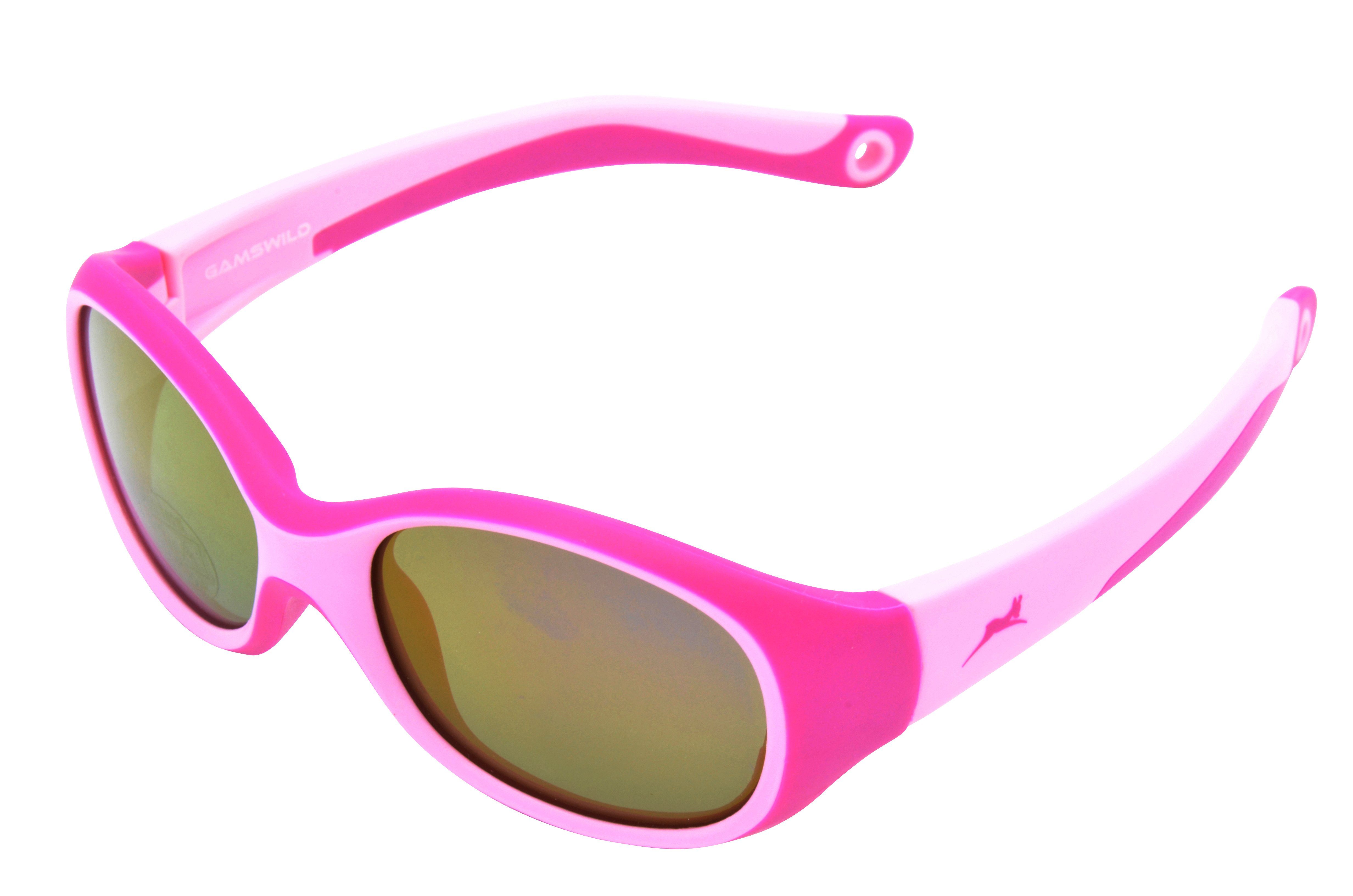 Gamswild Sonnenbrille WK5121 GAMSKIDS Kinderbrille 3-6 Jahre Kleinkindbrille Mädchen Jungen kids Unisex, blau, grün, rosa