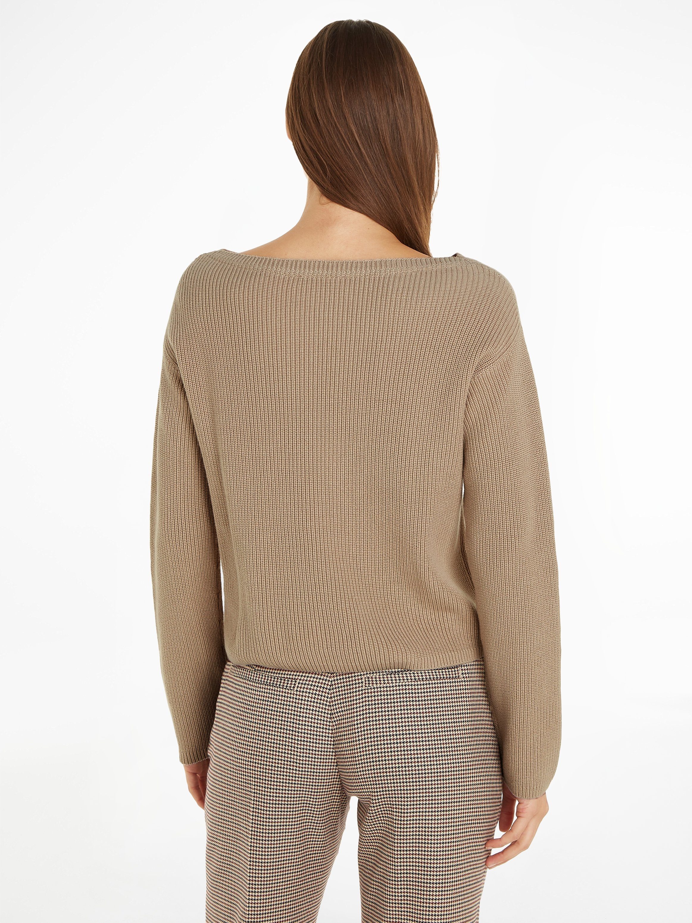 Tommy Hilfiger Strickpullover in Rippstrick-Optik