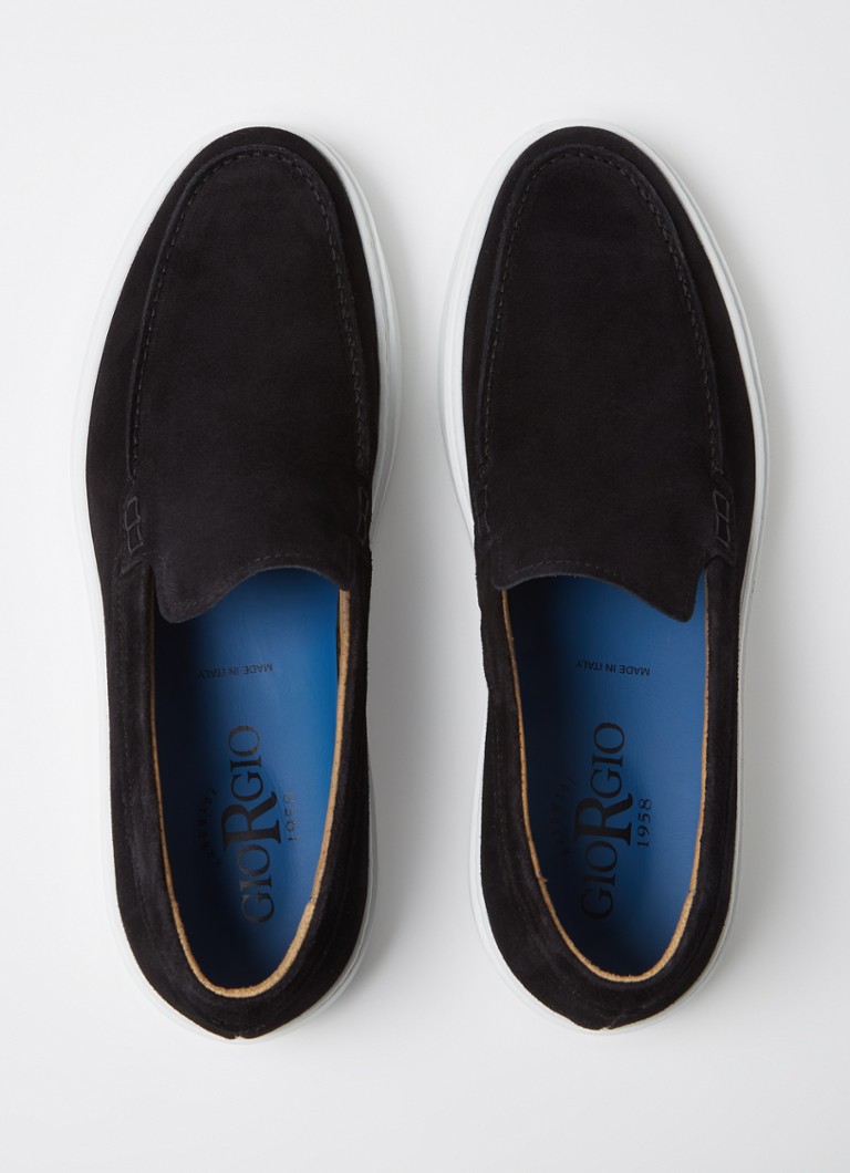 Mocasini Giorgio Clean Cup din piele întoarsă