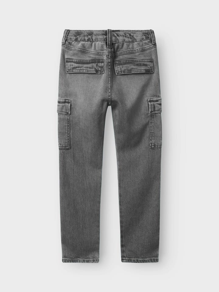 name it Cargojeans NKMSILAS TAP CARGO JEANS 6650-AZ in medium grey denim günstig kaufen