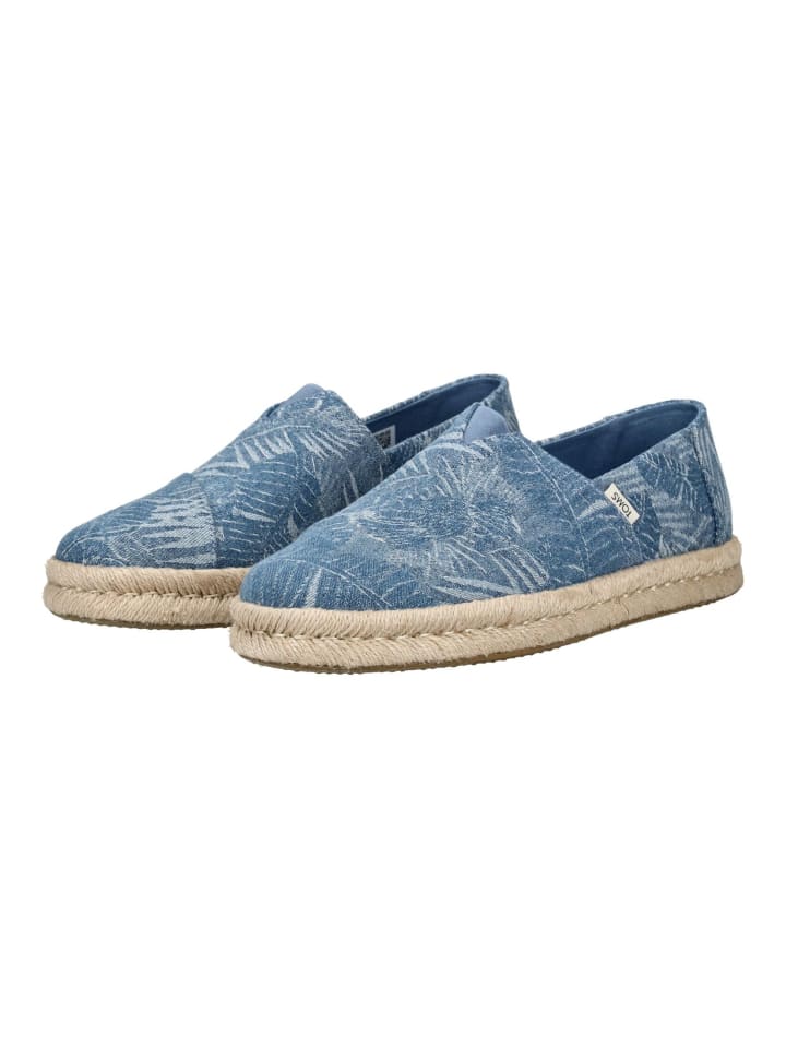 TOMS Slipper in Blau günstig kaufen