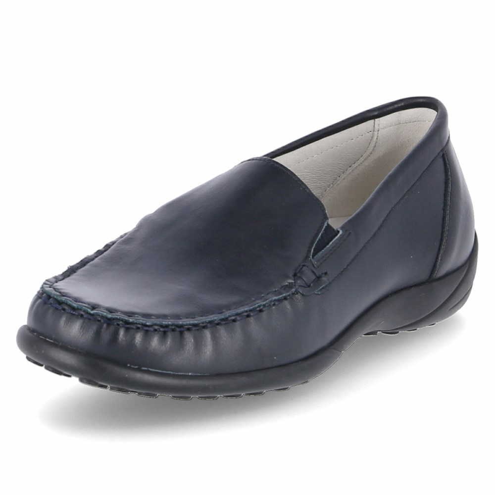 WALDLÄUFER Komfort Slipper blau