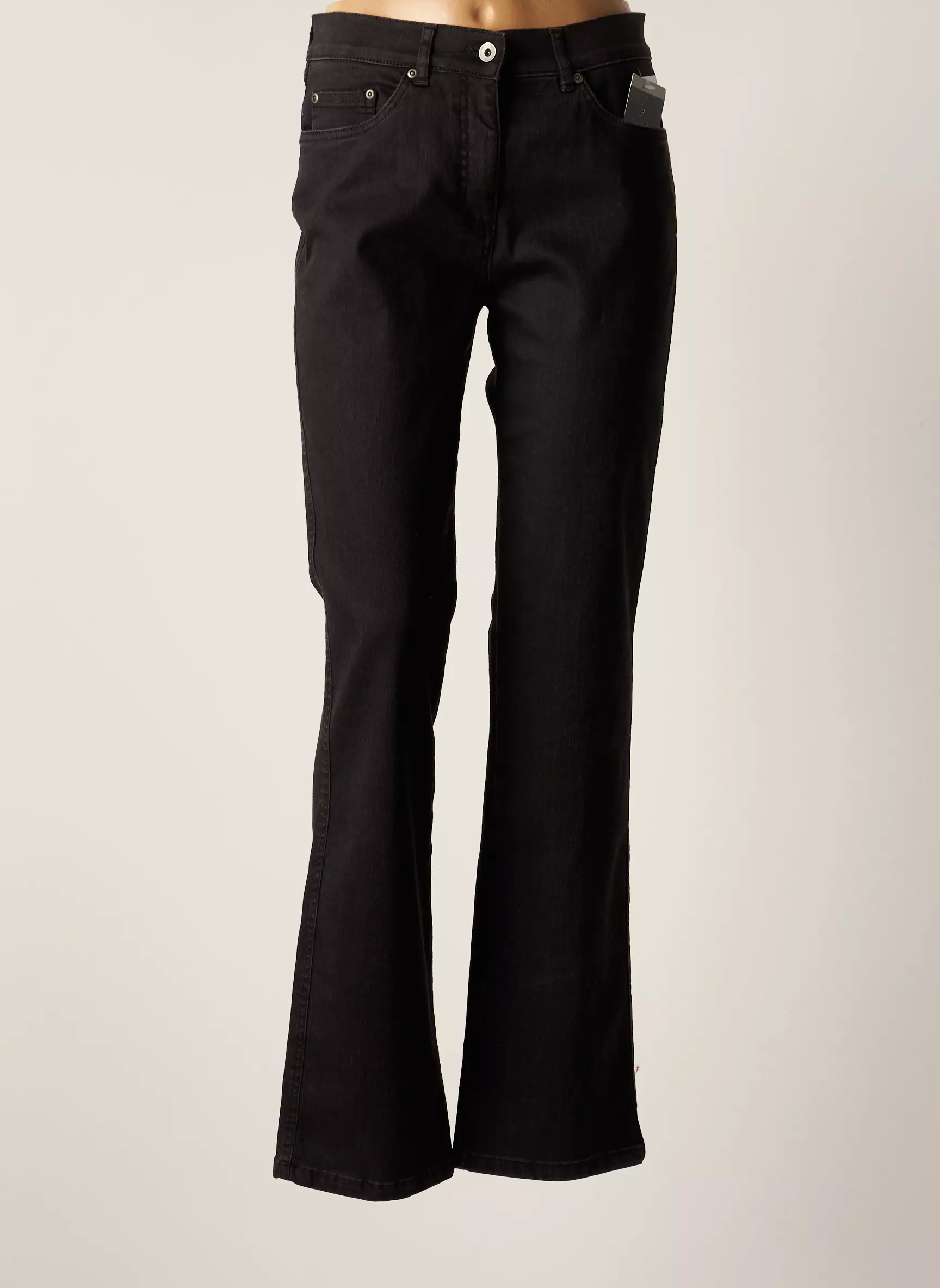 Richy Jeans Coupe Droite Femme couleur noir